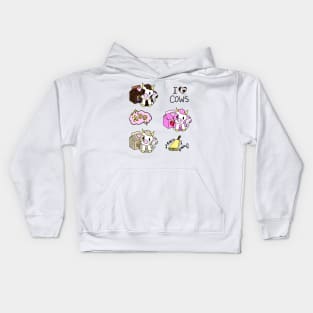 Cow Pals Herd Kids Hoodie